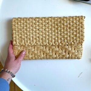 Clutch Sunny Vacation Rattan Purse